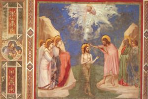 Giotto, Krštenje Isusovo