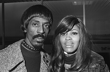 Ike & Tina Turner, by Rob Mieremet (restored by Adam Cuerden)