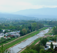 Kanalisierte Elz bei Riegel am Kaiserstuhl