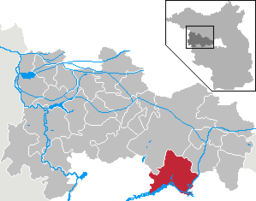 Läget för staden Ketzin/Havel i Landkreis Havelland