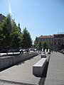 Fontaine le long du côté sud de Piața Unirii