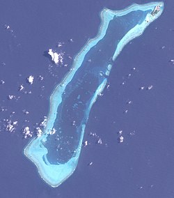 Arial view of Mamakunudhoo atoll