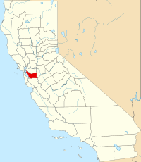 Location in the state of California