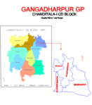 Map of Gangadharpur GP