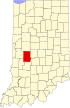 State map highlighting Putnam County