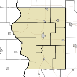 Curryville is located in USA Indiana Sullivan County