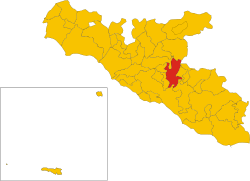 Location of the municipality of Aragona in the province of Agrigento