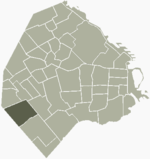 Location of Mataderos within the Autonomous City of Buenos Aires