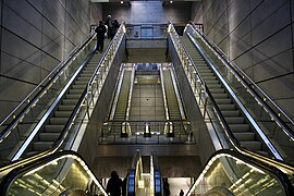 Accès au métro.