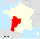 Localisation de la région Aquitaine-Limousin-Poitou-Charentes sur une carte de France métropolitaine.