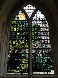 Renaissance window at Christ Church Cathedral, Oxford by Abraham van Linge (17th century)