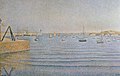 Paul Signac : Le port de Portrieux. La houle (1888).