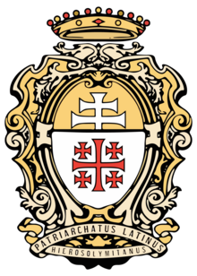 Coat of arms of the Latin Patriarchate of Jerusalem