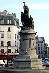 Monument au maréchal Moncey, 1869, Paris, place de Clichy.