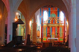 Intérieur de l'église Sainte-Catherine.