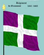 régiment de Grammont de 1641 à 1665