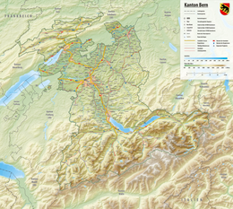 St. Peter's Island is located in Canton of Bern