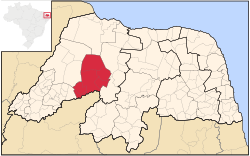 Location of Médio Oeste