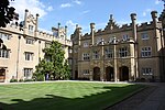 Sidney Sussex College, the buildings surrounding Hall Court and Chapel Court