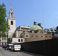 St Stephen's, Walbrook, exterior