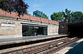 U-Bahnhof Stadtpark in Wien, Österreich