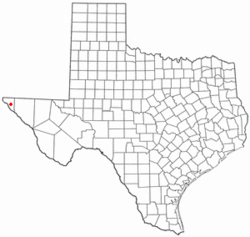 Location of Horizon City, Texas