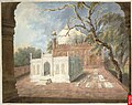 The tomb and surrounding marble enclosure of Ghazi al-Din Khan, Sita Ram 1814