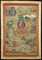 Tibetan Buddha Shakyamuni with "Jataka" Tales