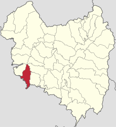 Location in Covasna County