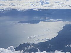 Verde Island from air