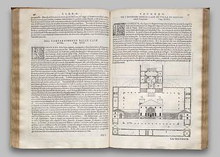 Villa Pisani ne I quattro libri dell'architettura di Palladio (libro II), 1570