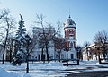 Museum of history and art during winter season. Building – an object of cultural heritage of the Russian Federation. Built in 1913–1916 years as a house-monument to the writer Ivan Goncharov who was born in Simbirsk