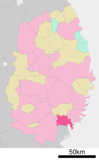 陸前高田市位置図