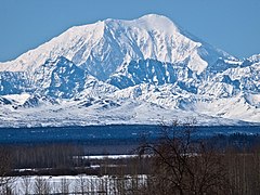 El Denali visto desde el norte