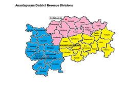 Anantapuram revenue division in Ananthapuram district