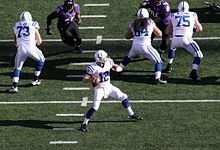 Andrew Luck about to pass