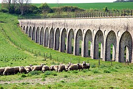 Aqueduct of the Vanne in Pont-sur-Vanne.