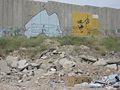 Grafiti na zidu razgraničenja Izraela i Palestine