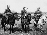 Mongolian cavalry in the Khalkhin Gol (1939).