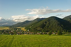 Blatnica on the foot of the Greater Fatra Range