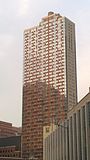 Front façade of building looking northeast from Red Hook Lane.