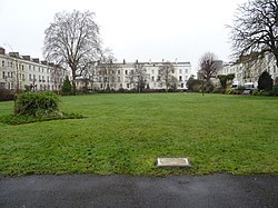 Brunswick Square's public garden