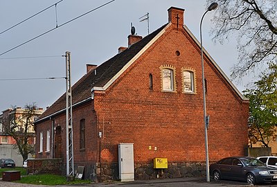 View of one of the houses from the street