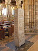 The Dunblane Commemoration standing stone