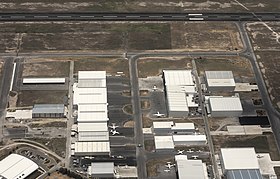 Vue aérienne de l'aéroport international del Norte