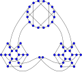 The Ellingham-Horton 54-graph, a smaller counterexample to the Tutte conjecture.