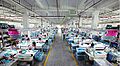 インドの既製服工場