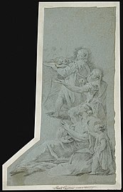 Giambattista Pittoni, Figuras de um banquete, 1720