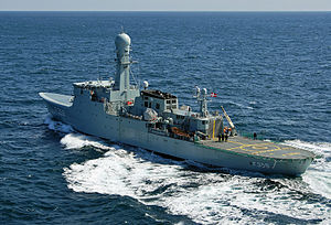 HDMS Vædderen (F359) in the Atlantic, March 2008