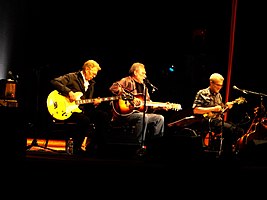 Casady, Kaukonen, and Mitterhoff performing in 2013